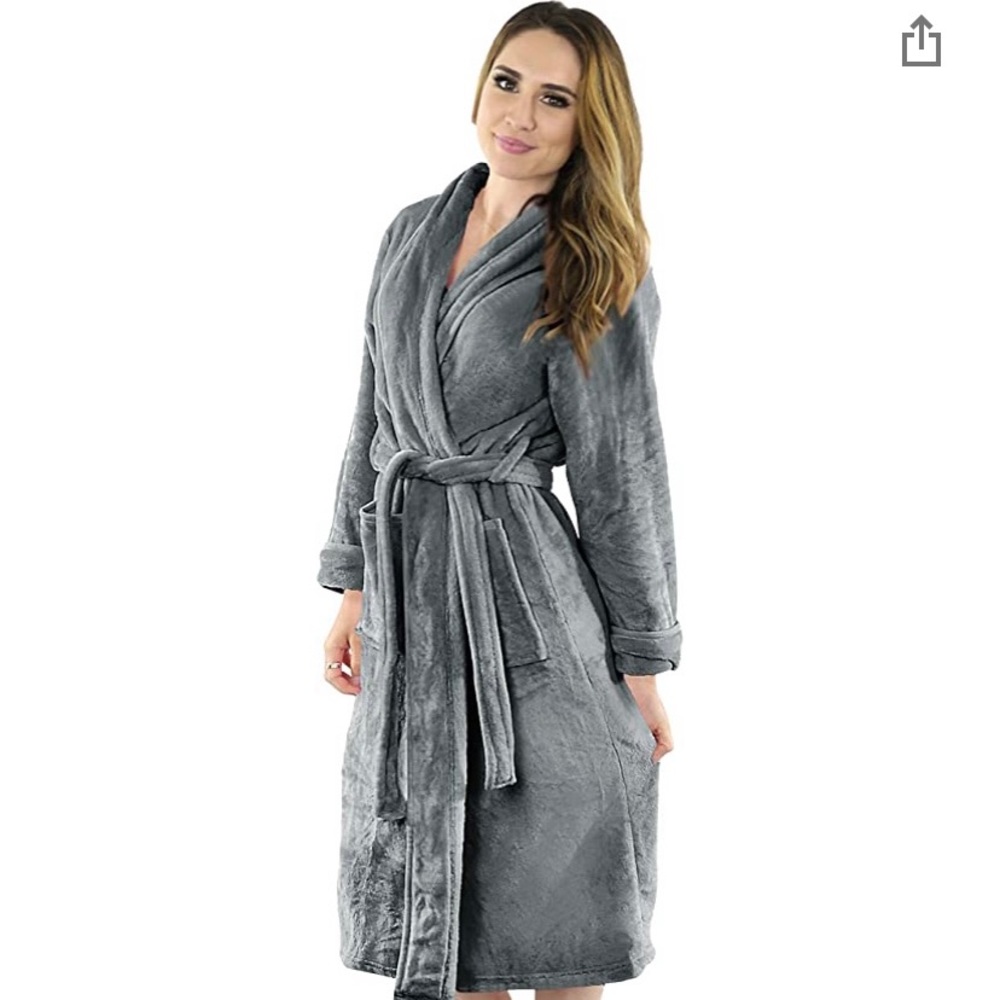 🆕Womens fleece bathrobe